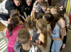 Zajęcia z piłkarzami ŁKS-u z cyklu "WF z ŁKSem"