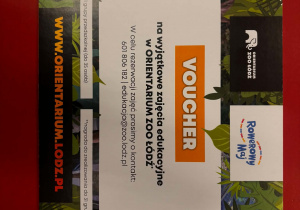 Voucher na zajęcia edukacyjne w Orientarium Łódź.